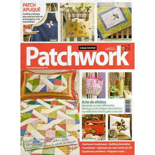 Tamanhos, Medidas e Dimensões do produto Revista Patchwork Ed. Minuano Nº14