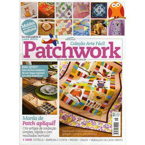 Tamanhos, Medidas e Dimensões do produto Revista Patchwork Ed. Minuano Nº16