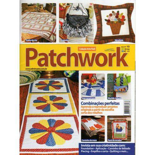 Tamanhos, Medidas e Dimensões do produto Revista Patchwork Ed. Minuano Nº13