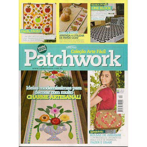 Tamanhos, Medidas e Dimensões do produto Revista Patchwork Ed. Minuano Nº24