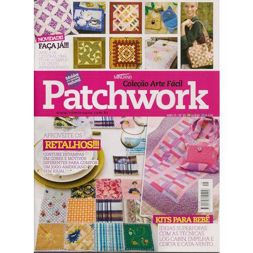 Tamanhos, Medidas e Dimensões do produto Revista Patchwork Ed. Minuano Nº25