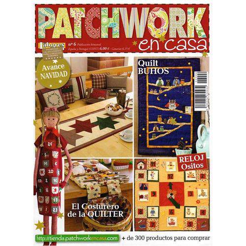 Tamanhos, Medidas e Dimensões do produto Revista Patchwork En Casa Nº 06
