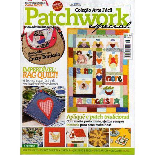 Tamanhos, Medidas e Dimensões do produto Revista Patchwork Especial Ed. Minuano Nº16