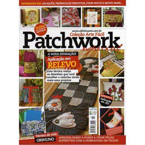 Tamanhos, Medidas e Dimensões do produto Revista Patchwork Especial Ed. Minuano Nº21