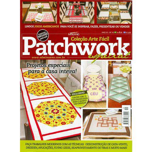 Tamanhos, Medidas e Dimensões do produto Revista Patchwork Especial Ed. Minuano Nº41