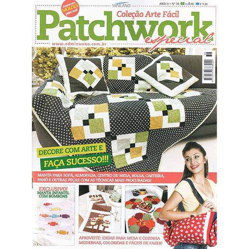 Tamanhos, Medidas e Dimensões do produto Revista Patchwork Especial Ed. Minuano Nº36