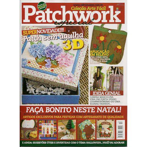 Tamanhos, Medidas e Dimensões do produto Revista Patchwork Especial Ed. Minuano Nº23