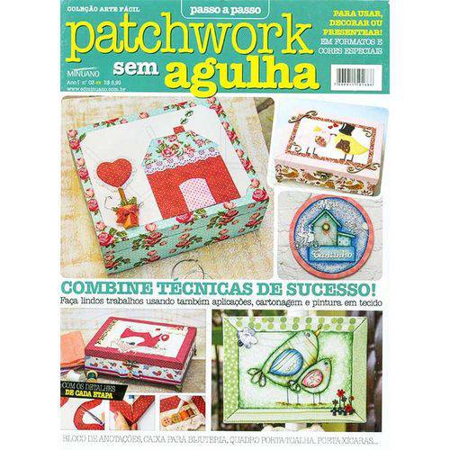 Tamanhos, Medidas e Dimensões do produto Revista Patchwork Sem Agulha Ed. Minuano Nº03