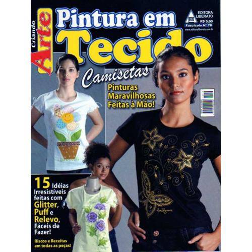 Tamanhos, Medidas e Dimensões do produto Revista Pintura em Tecido Ed. Liberato Nº78