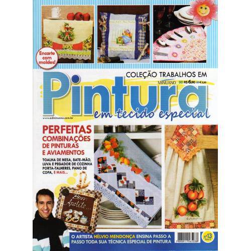 Tamanhos, Medidas e Dimensões do produto Revista Pintura em Tecido Especial Ed. Minuano Nº13