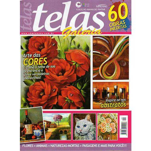 Tamanhos, Medidas e Dimensões do produto Revista Telas Galeria Ed. Minuano Nº44