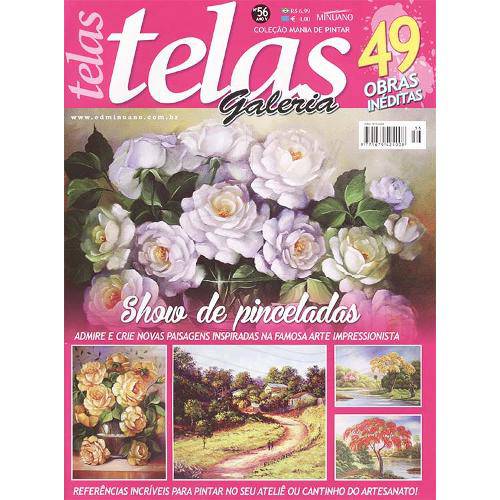 Tamanhos, Medidas e Dimensões do produto Revista Telas Galeria Ed. Minuano Nº56