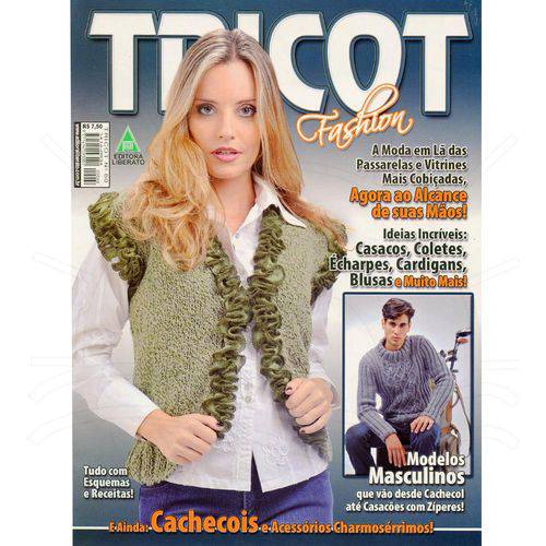 Tamanhos, Medidas e Dimensões do produto Revista Tricot Fashion Ed. Liberato Nº60