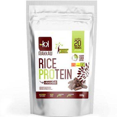 Tamanhos, Medidas e Dimensões do produto Rice Protein Rakkau - Suplemento Vegano de Proteína do Arroz - Chocolate (600g)