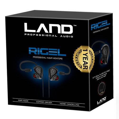 Tamanhos, Medidas e Dimensões do produto Rigel Professional Ultra Driver Earphone