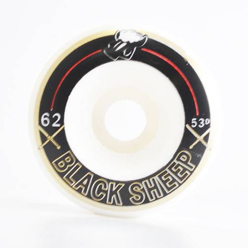 Tamanhos, Medidas e Dimensões do produto Roda de Skate Black Sheep Espadas 62mm 53D