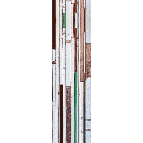 Tamanhos, Medidas e Dimensões do produto Rolo Adesivo Papel de Parede com LAMINAÇÃO - Madeira Ripas - 0,60m X 2,80m