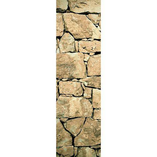 Tamanhos, Medidas e Dimensões do produto Rolo Adesivo Papel de Parede Sem LAMINAÇÃO - Pedra Muralha - 0,60m(L) X 2,80m(A)