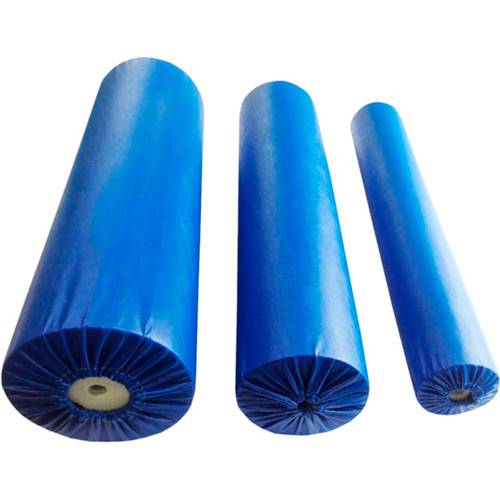 Tamanhos, Medidas e Dimensões do produto Rolo de EVA Re15 Cinza 15x60cm com Capa Azul - Bioshape