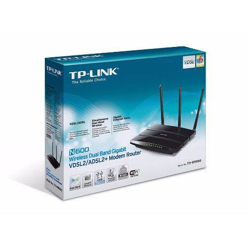 Tamanhos, Medidas e Dimensões do produto Roteador Tp-link Td-w9980 Dual Band N600 Vdsl2/adsl2+ Modem