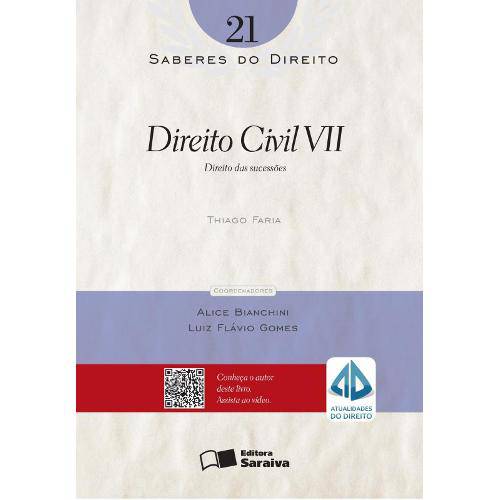 Tamanhos, Medidas e Dimensões do produto Saberes do Direito 21 - Direito Civil Vii - Saraiva