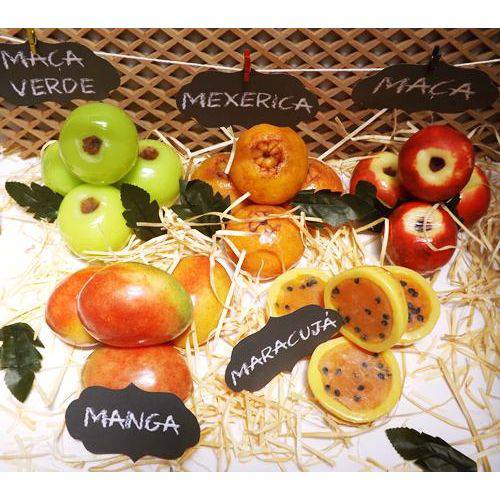 Tamanhos, Medidas e Dimensões do produto Sabonete Artesanal Essências de Frutas 150g Tamanho Real Hidratante