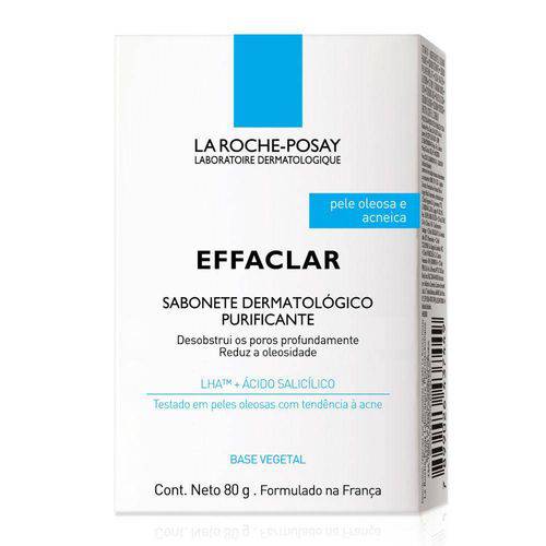 Tamanhos, Medidas e Dimensões do produto Sabonete de Limpeza Facial La Roche-Posay Effaclar Purificante 80g
