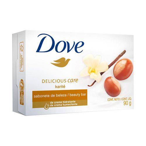 Tamanhos, Medidas e Dimensões do produto Sabonete em Barra Dove Delicious Care Karité 90G