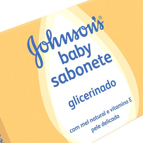 Tamanhos, Medidas e Dimensões do produto Sabonete Johnson's Baby Glicerinado Mel e Vitamina e 80g