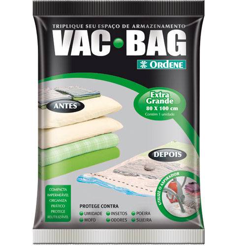 Tamanhos, Medidas e Dimensões do produto Saco a Vácuo Protetor e Organizador - VAC BAG 80 X 100 - Extra-Grande