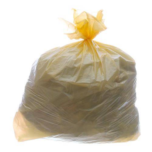 Tamanhos, Medidas e Dimensões do produto Saco para Lixo com Capacidade de 100 Litros Amarelo com 100 Unidades Itaquiti