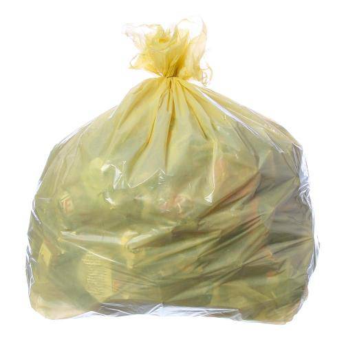 Tamanhos, Medidas e Dimensões do produto Saco para Lixo com Capacidade de 50 Litros Amarelo com 100 Unidades Itaquiti