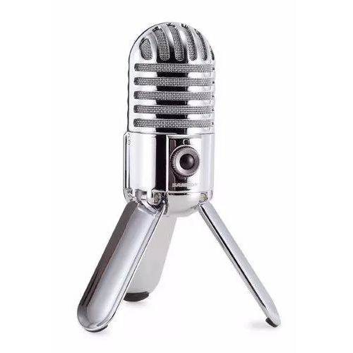Tamanhos, Medidas e Dimensões do produto Samson Meteor Mic Usb Microfone de Estudio (chrome) Podcast