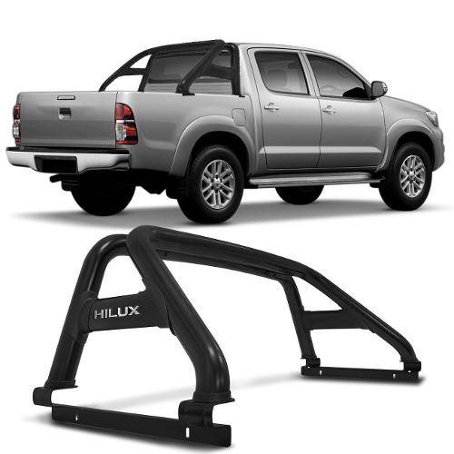 Tamanhos, Medidas e Dimensões do produto Santo Antônio Duplo Track Hilux 05 a 15 Cabine Dupla Preto