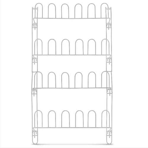 Tamanhos, Medidas e Dimensões do produto Sapateira de Porta ou Parede Vertical 12 Pares de Sapato Aço Aramado 24 Divisórias