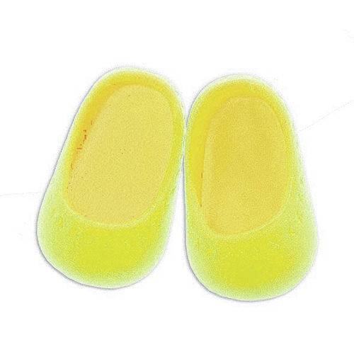 Tamanhos, Medidas e Dimensões do produto Sapato para Boneca – Modelo Sapatilha 6cm – Baby Alive - Amarelo – Laço de Fita