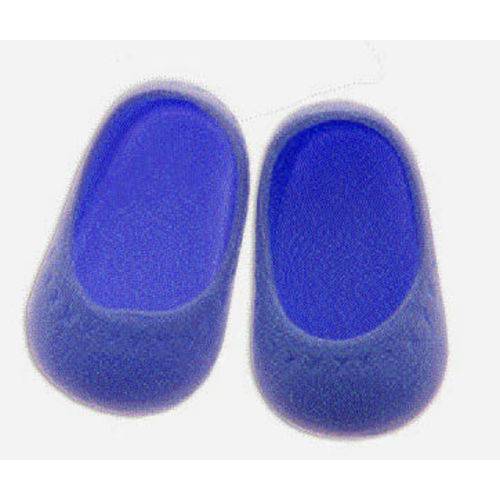 Tamanhos, Medidas e Dimensões do produto Sapato para Boneca – Modelo Sapatilha 6cm – Baby Alive - Azul Marinho – Laço de Fita