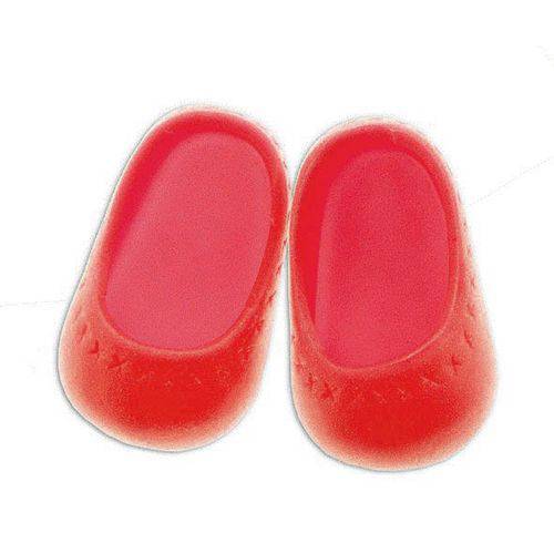 Tamanhos, Medidas e Dimensões do produto Sapato para Boneca – Modelo Sapatilha 6cm – Baby Alive - Vermelho – Laço de Fita