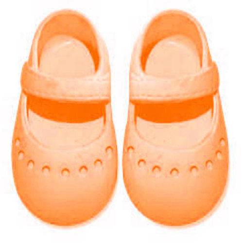 Tamanhos, Medidas e Dimensões do produto Sapato para Boneca – Modelo Sapatilha 7cm – Adora Doll - Laranja – Laço de Fita