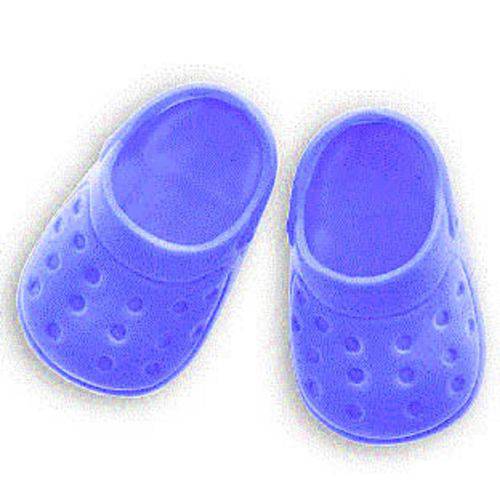 Tamanhos, Medidas e Dimensões do produto Sapato para Boneca – Modelo Sport 5cm – Little Mommy – Azul Marinho - Laço de Fita