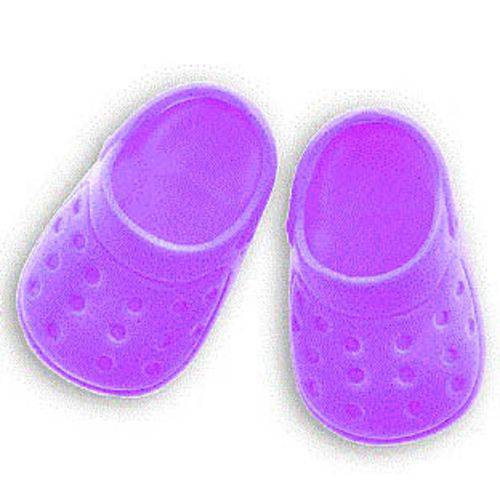 Tamanhos, Medidas e Dimensões do produto Sapato para Boneca – Modelo Sport 5cm – Little Mommy – Lilás - Laço de Fita