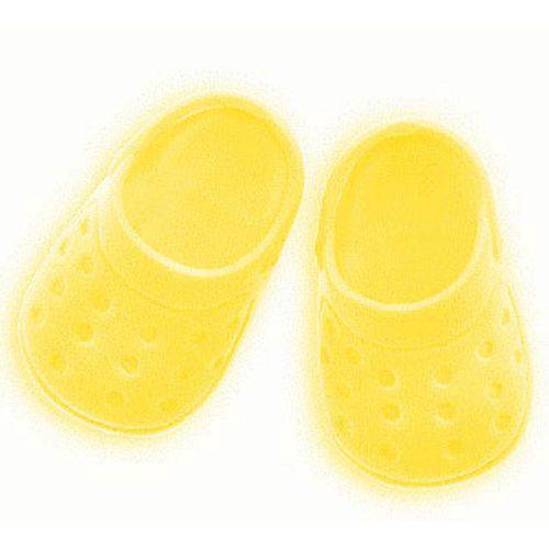 Tamanhos, Medidas e Dimensões do produto Sapato para Boneca – Modelo Sport 6cm – Baby Alive – Amarelo - Laço de Fita
