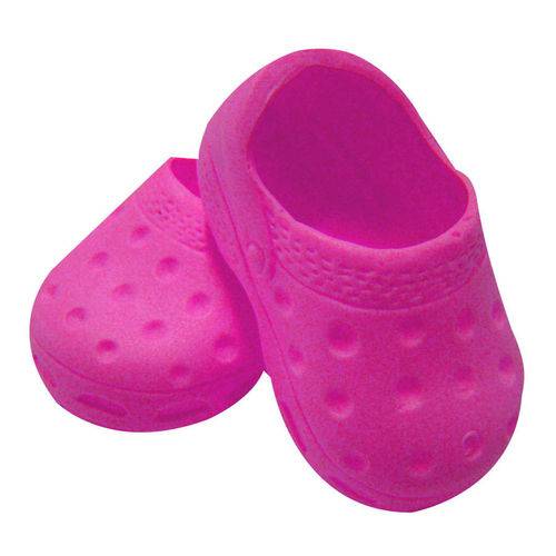 Tamanhos, Medidas e Dimensões do produto Sapato para Boneca – Modelo Sport 7,5cm – Adora Doll – Rosa Chiclete - Laço de Fita