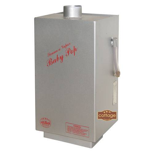 Tamanhos, Medidas e Dimensões do produto Sauna a Vapor a Gás Modelo Baby Pop para 10m³ GLP com Acendimento Automático - Socalor
