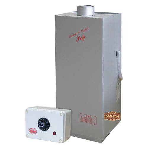 Tamanhos, Medidas e Dimensões do produto Sauna a Vapor a Gás Modelo Pop para 15m³ GLP com Controle de Temperatura 110v - Socalor