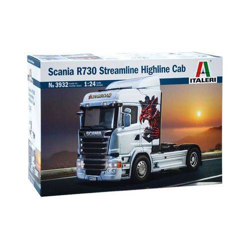 Tamanhos, Medidas e Dimensões do produto Scania R730 Streamline Highline Cab - 1/24 - Italeri 3932