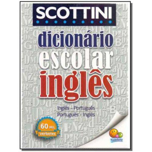 Tamanhos, Medidas e Dimensões do produto Scottini - Dicionário Escolar Inglês