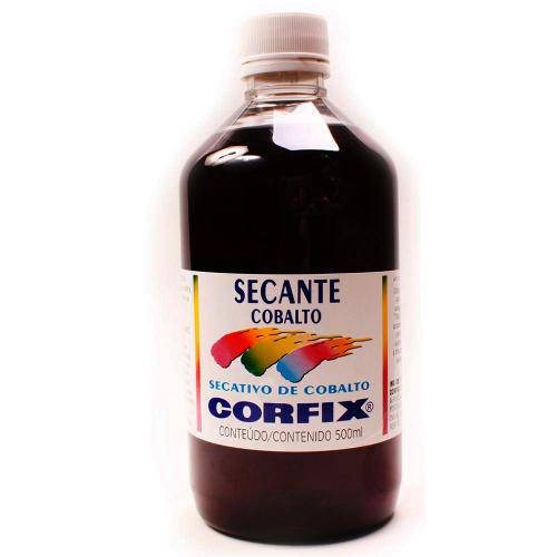 Tamanhos, Medidas e Dimensões do produto Secante de Cobalto Corfix 500 Ml