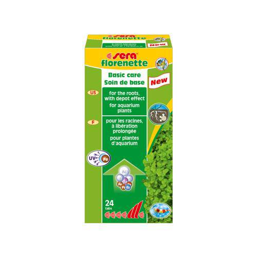 Tamanhos, Medidas e Dimensões do produto Sera Florenette Fertilizante 24 Tabs
