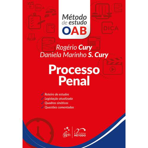 Tamanhos, Medidas e Dimensões do produto Série Método de Estudo OAB - Processo Penal